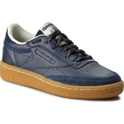 Buty Reebok - Club C 85 Shades BD1581 Navy/Classic White. Niebieskie buty sportowe damskie Reebok, bez wzorów, ze skóry, sportowe, reebok club. W wyprzedaży za 269,00 zł.