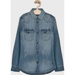 Blukids - Koszula dziecięca 140-170 cm. Niebieskie koszule chłopięce Blukids, z bawełny, klasyczne, długie. W wyprzedaży za 49,90 zł.