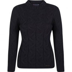 Sweter w kolorze granatowym. Niebieskie swetry klasyczne damskie marki Giorgio di Mare, xs, z dzianiny, ze stójką. W wyprzedaży za 173,95 zł.