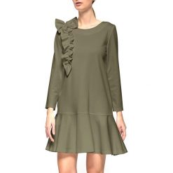 Sukienki hiszpanki: Sukienka w kolorze khaki