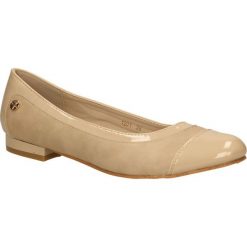 BALERINY S.BARSKI 1201. Brązowe baleriny damskie S.barski, bez wzorów, bez obcasa. Za 29,99 zł.
