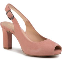 Sandały UNISA - Nicka Classic 20 Rosa. Różowe klapki damskie Unisa, bez wzorów, ze skóry, bez obcasa, na obcasie. Za 429,00 zł.