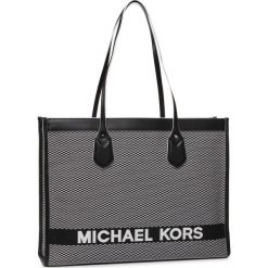 Torebka MICHAEL MICHAEL KORS - Bay 30H9SYIT7C Blk/Opticwht. Czarne torebki klasyczne damskie MICHAEL Michael Kors, bez wzorów, z materiału, klasyczne, bez dodatków. W wyprzedaży za 729,00 zł.