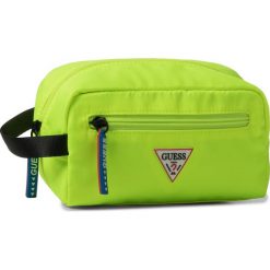 Kosmetyczka GUESS - Smart HM6737 POL93 YEL. Żółte kosmetyczki męskie Guess, z aplikacjami, z tkaniny. Za 189,00 zł.