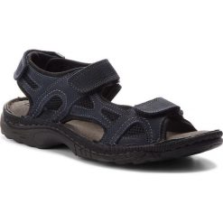 Sandały LASOCKI FOR MEN - MI20-TIS-01 Granatowy. Niebieskie klapki męskie Lasocki For Men, bez wzorów, ze skóry. Za 119,99 zł.