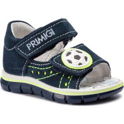 Sandały PRIMIGI - 3380400 Navy. Niebieskie sandały chłopięce Primigi, ze skóry. W wyprzedaży za 169,00 zł.