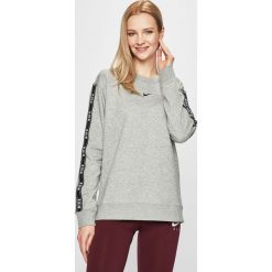 Nike - Bluza. Szare bluzy damskie Nike, s, z nadrukiem, z bawełny, bez rękawów, bez kaptura. Za 279,90 zł.