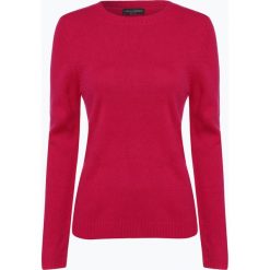 Franco Callegari - Damski sweter z wełny merino, różowy. Zielone swetry klasyczne damskie marki Franco Callegari, z napisami. Za 229,95 zł.