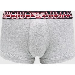 Emporio Armani - Bokserki. Niebieskie bokserki męskie marki Emporio Armani, z elastanu. Za 139,90 zł.