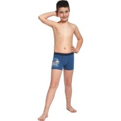 Bielizna chłopięca: Bokserki young 700/49 dangerous granatowe r. 134/140