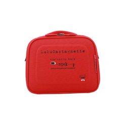 Kosmetyczki damskie: Kosmetyczka w kolorze czerwonym – (S)36 x (W)26 x (G)11 cm