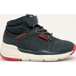 Levi's - Buty dziecięce. Żółte trampki chłopięce Levi's®, bez wzorów, z gumy, sportowe, bez zapięcia. W wyprzedaży za 139,90 zł.