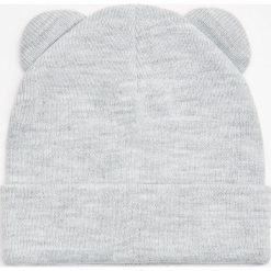 Czapka z uszami - Jasny szary. Szare czapki damskie Cropp, bez wzorów. W wyprzedaży za 9,99 zł.