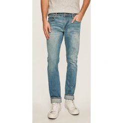 Guess Jeans - Jeansy Miami. Niebieskie jeansy męskie Guess Jeans, m, z aplikacjami. Za 419,90 zł.