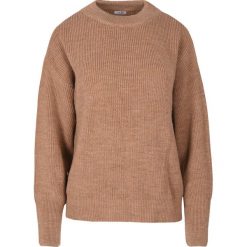 Karmelowy Sweter Oversize Journey. Brązowe swetry damskie Veva, na zimę, s, bez wzorów, z wełny, sportowe, bez rękawów, bez kaptura. Za 199,00 zł.