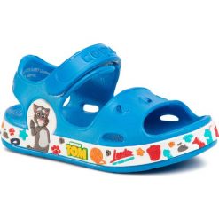 Sandały COQUI - Fobee 8851-601-4732 Sea Blue/White. Niebieskie sandały chłopięce Coqui, z tworzywa sztucznego, bez zapięcia. Za 79,00 zł.