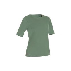 Koszulka UV krótki rękaw WATER T SHIRT damska. Zielone topy damskie OLAIAN, s, bez wzorów, z poliesteru, bez kołnierzyka. Za 19,99 zł.
