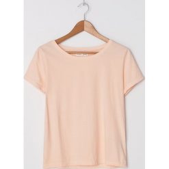 T-shirt z bawełny organicznej - Różowy. Różowe t-shirty damskie House, s, bez wzorów, z bawełny, bez kołnierzyka. W wyprzedaży za 9,99 zł.