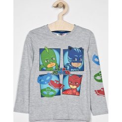 Blukids - Longsleeve dziecięcy 98-134 cm. Szare t-shirty chłopięce Blukids, z nadrukiem, z elastanu, z długim rękawem. W wyprzedaży za 39,90 zł.