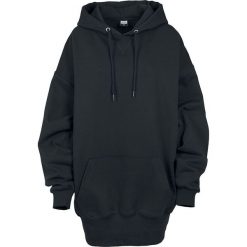 Urban Classics Ladies Long Oversize Hoody Bluza z kapturem damska czarny. Czarne bluzy damskie marki Urban Classics, xl, bez wzorów, bez rękawów, z kapturem. Za 244,90 zł.