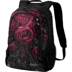 Spiral Blood Rose Plecak czarny. Czarne plecaki męskie Spiral, z nadrukiem. Za 199,90 zł.