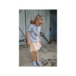 KOSZULKA TED SZARA "Nie bo Nie". Szare t-shirty chłopięce marki M-art-a-baby, z nadrukiem, z elastanu, z krótkim rękawem. Za 60,00 zł.