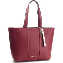 Torebka CALVIN KLEIN - City Leather Shopper K60K604476 628. Szare shopper bag damskie marki Calvin Klein, szklane. Za 1299,00 zł.