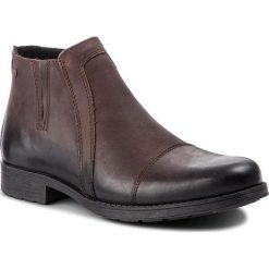 Kozaki LASOCKI FOR MEN - MB-PRADO-02 Brązowy Ciemny. Brązowe glany męskie Lasocki For Men, z nubiku. Za 199,99 zł.