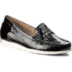 Mokasyny CAPRICE - 9-24251-20 Black Naplak 017. Czarne mokasyny damskie marki Caprice, z materiału. W wyprzedaży za 179,00 zł.
