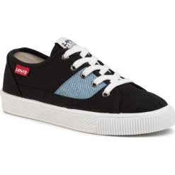 Tenisówki LEVI'S - Malibu S 227827-1733-59 Regular Black. Czarne półbuty damskie Levi's®, na co dzień, bez wzorów, z gumy, bez obcasa, na płaskiej podeszwie, bez zapięcia. W wyprzedaży za 149,00 zł.