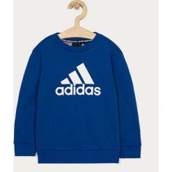 Adidas Performance - Bluza dziecięca 110-176 cm. Niebieskie bluzy chłopięce adidas Performance, z nadrukiem, z elastanu, bez rękawów, bez kaptura. Za 159,90 zł.