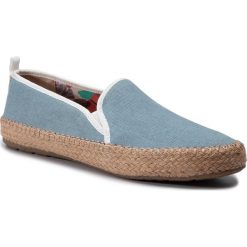 Espadryle EMU AUSTRALIA - Gum W11385 Light Denim. Niebieskie espadryle damskie EMU Australia, bez wzorów, z tworzywa sztucznego, bez obcasa, na płaskiej podeszwie, bez zapięcia. W wyprzedaży za 209,00 zł.