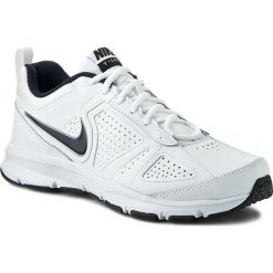 Buty NIKE - T-Lite XI 616544 101 White/Obsidian/Blk/Mtllc/Slvr. Białe buty sportowe męskie Nike, ze skóry, bez zapięcia, na fitness i siłownię. Za 229,00 zł.