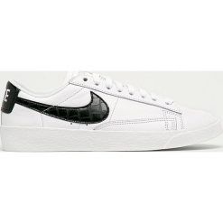 Nike Sportswear - Buty skórzane Blazer Low. Białe buty sportowe damskie Nike Sportswear, ze skóry. Za 379,90 zł.