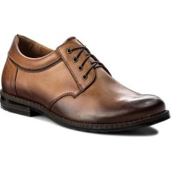 Półbuty SERGIO BARDI - Carisio FW127284517GR 104. Brązowe buty wizytowe męskie marki Sergio Bardi, ze skóry. W wyprzedaży za 189,00 zł.