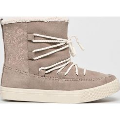 Toms - Śniegowce Alpine. Szare śniegowce damskie Toms, ze skóry, na sznurówki. W wyprzedaży za 219,90 zł.
