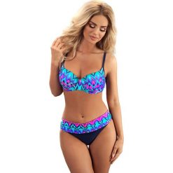 Bikini: Bikini w kolorze granatowym ze wzorem
