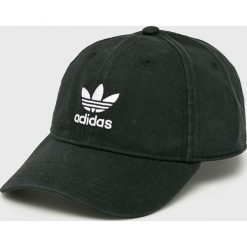 Adidas Originals - Czapka. Czarne czapki z daszkiem męskie adidas Originals, z bawełny. Za 89,90 zł.