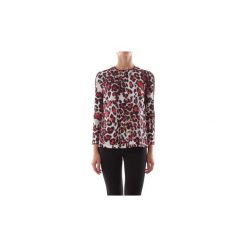 Bluzki Kaos Collezioni KI1TZ047. Czerwone bluzki damskie Kaos Collezioni, bez wzorów, bez kołnierzyka, bez rękawów. Za 230,08 zł.