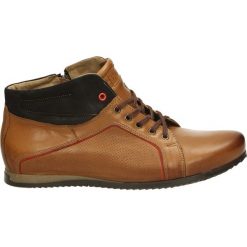 Botki męskie - Z138 PEL CUOI. Brązowe botki męskie Venezia, z gumy. Za 199,00 zł.