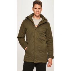 Only & Sons - Kurtka. Żółte płaszcze męskie Only & Sons, m, bez wzorów, z bawełny, długie, z kapturem. W wyprzedaży za 299,90 zł.