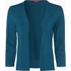 S.Oliver Casual - Kardigan damski, niebieski. Niebieskie kardigany damskie marki s.Oliver Casual, s, bez wzorów, casualowe, bez rękawów, bez kaptura. Za 89,95 zł.