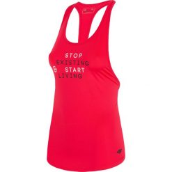 Bluzki, topy, tuniki: Top treningowy damski TSDF108 – czerwony