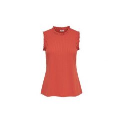 Topy damskie: Topy na ramiączkach / T-shirty bez rękawów Jacqueline De Yong CAMISETA JDYBALI FRILL TANK JRS KAS