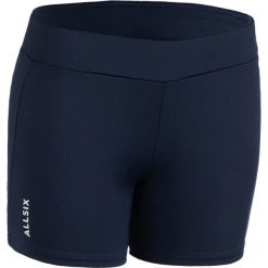 Spodenki do siatkówki VSH500 damskie. Niebieskie szorty damskie ALLSIX, s, bez wzorów, z elastanu. Za 49,99 zł.