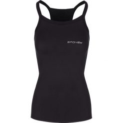 Top fitness SPOKEY Feel 839530 (rozmiar L) Czarny. Czarne topy damskie Spokey, l, bez wzorów, z materiału, bez rękawów, na fitness i siłownię. Za 47,99 zł.