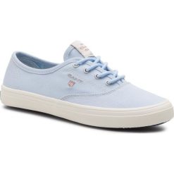 Tenisówki GANT - New Haven 18538396 Hampton Blue G662. Niebieskie półbuty damskie GANT, bez wzorów, z gumy, bez zapięcia. W wyprzedaży za 239,00 zł.