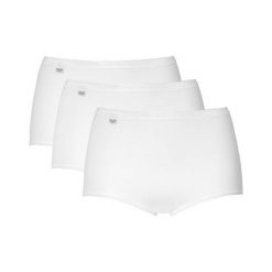 Sloggi Figi maxi Basic+ 3 Pack biały female biały 54. Białe majtki damskie Sloggi, z bawełny. Za 119,00 zł.