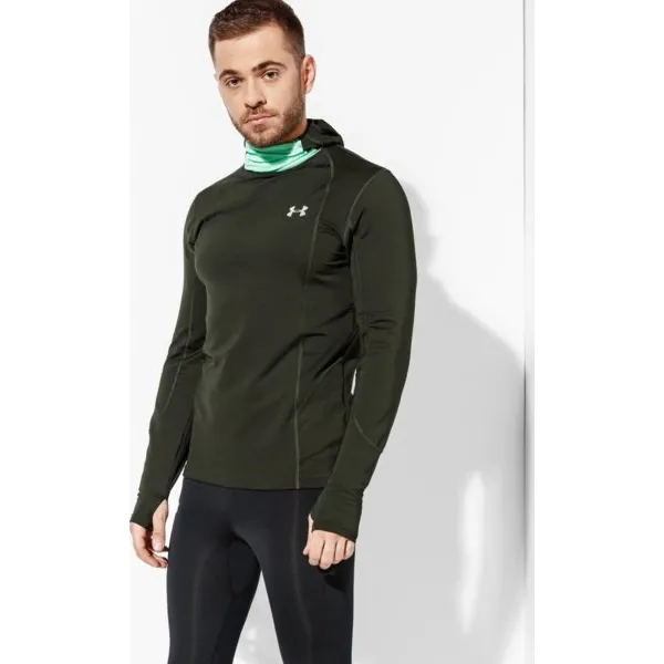 Under Armour Bluza Reactor Run Balaclava , khaki, rozmiar L. Brązowe bluzy męskie Under Armour, m, bez wzorów, z materiału, bez kołnierzyka, bez rękawów, bez kaptura. W wyprzedaży za 189,99 zł.