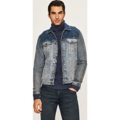 Only & Sons - Kurtka jeansowa. Niebieskie płaszcze męskie Only & Sons, xs, bez wzorów, z bawełny, krótkie, bez kaptura. W wyprzedaży za 199,90 zł.